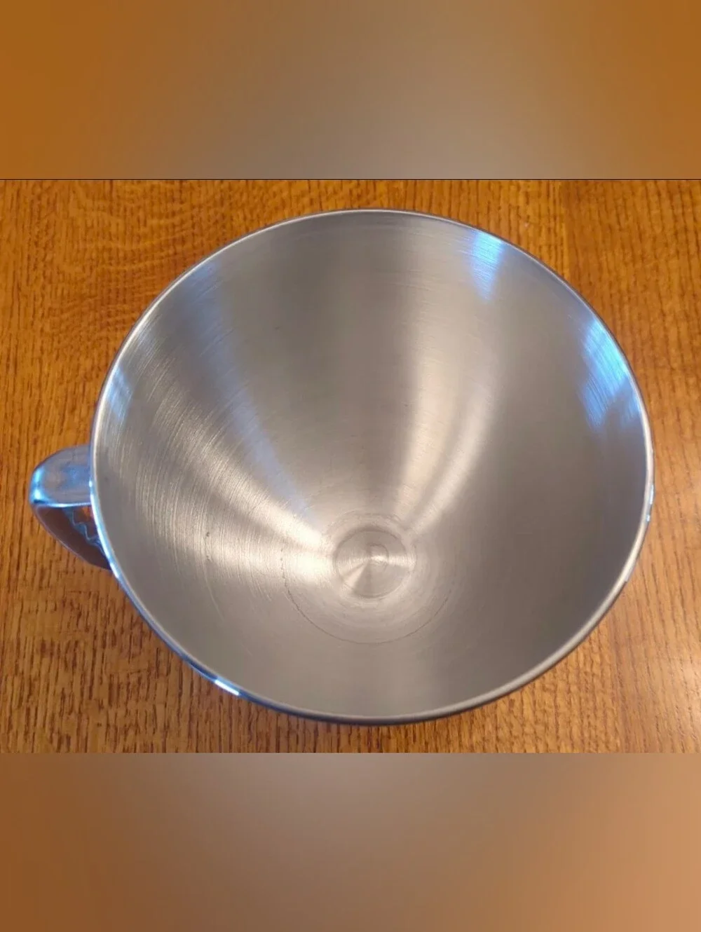 KitchenAid KSM150 Stainless Steel 5 Quart Mixing Bowl with Handle- Bowl Only